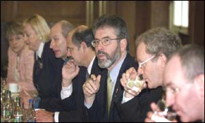 The talks are taking place at Stormont