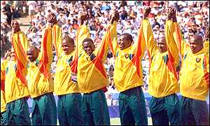 Olympic gold medal-winners Cameroon