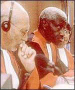 Judges at the Rwanda genocide tribunal  in Arusha 