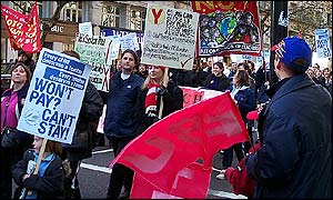 Marching teachers