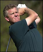 Colin Montgomerie quadruple-bogeyed the first