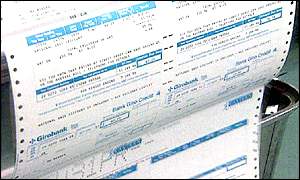 bill printouts