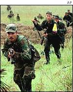 Rebels from the  Revolutionary Armed Forces of Colombia 