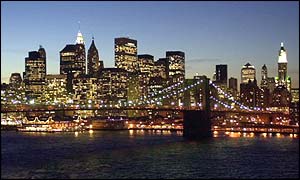 New York at night