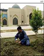 Gardener at the palace