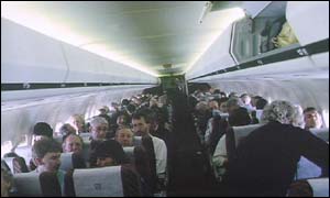 Aircraft cabin, BBC