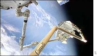 Robotic arm,  ISS