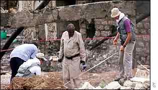 Investigators search site of the Mombasa hotel site