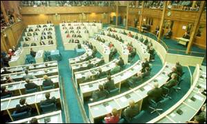 Parliament chamber