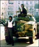 Algerian troops