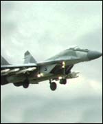 MiG 29 fighter jets