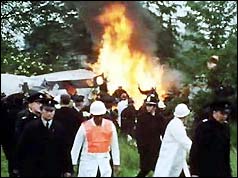 The crash site