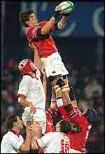 Munster lock Donnacha O'Callaghan  who was involved in the fracas in the 10th minute