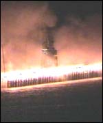 Falmouth Docks fire