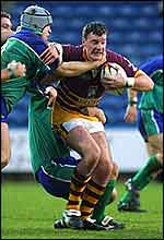 Rob Roberts in action for Huddersfield Giants