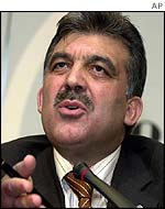 Turkish Prime Minister Abdullah Gul 