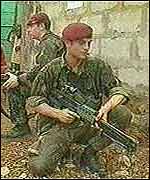 UK paratroops in Sierra Leone 