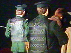 Police at the scene 