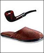 Pipe and slippers  