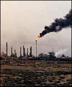 Oil refinery in southern Iraq