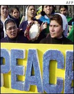 Anti-war protesters