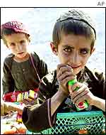 Boys selling sweets   AP