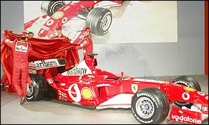 The new  F-2003GA car has been dedicated to Gianni Agnelli