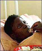 Aids victim