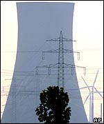 Cooling tower and wind turbines   AP