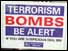 Warning signs appeared around the Soho area