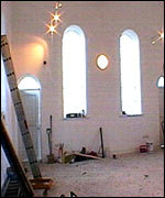 Interior of chapel