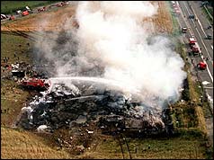 The crash scene