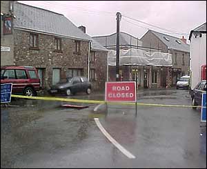 Sealed off streets