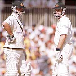 The twin Waugh brothers often made  high-scoring partnerships that were the basis of big Australian totals
