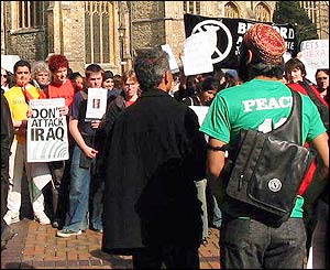 Protests in Bedford