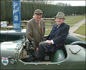 Race veterans Max Turner (left) and Tom  Delaney