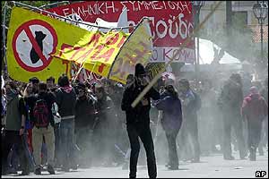 Group of protesters