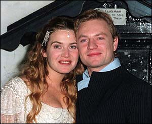 Kate Winslet and Jim Threapleton  in 1999 