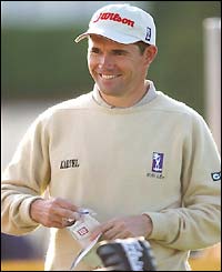 Padraig Harrington is enjoying his second round