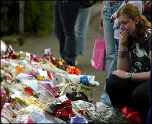 floral tributes