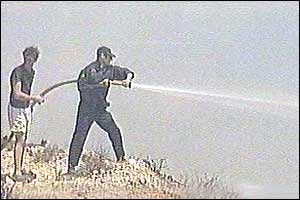 Greek fire fighters