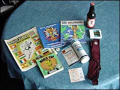 Some of Mike Crisp's 1966  World Cup collection