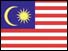 Red and white horizontal stripes with blue box in LH corner with moon and sun