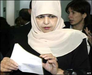 Woman in headscarf