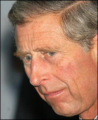 Prince Charles arrives at the Association of Early Intervention for children with special needs
