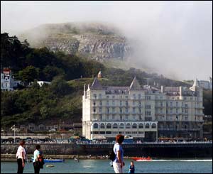 Mist on the Great Orm, Llandudno, sent by David Robinson,  Pantymwyn, near Mold