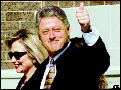 Bill and Hilary Clinton  