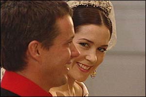 Denmark's Crown Prince Frederik and Australian bride Mary Elizabeth Donaldson