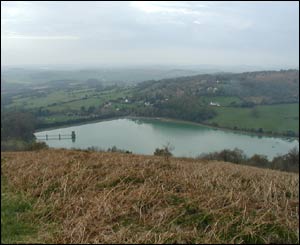 A picture of Wentwood Reservoir taken from the top of  Grey Hill near Caldicot, Monmouthshire (Craig Cullinane, Caldicot)