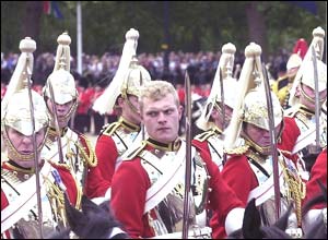 Mounted troopers